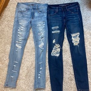 American Eagle super stretch jeans